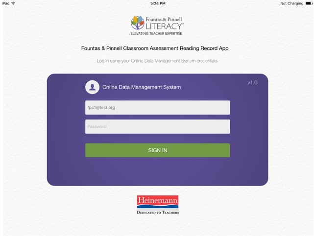 F&P FPC Reading Record Apps