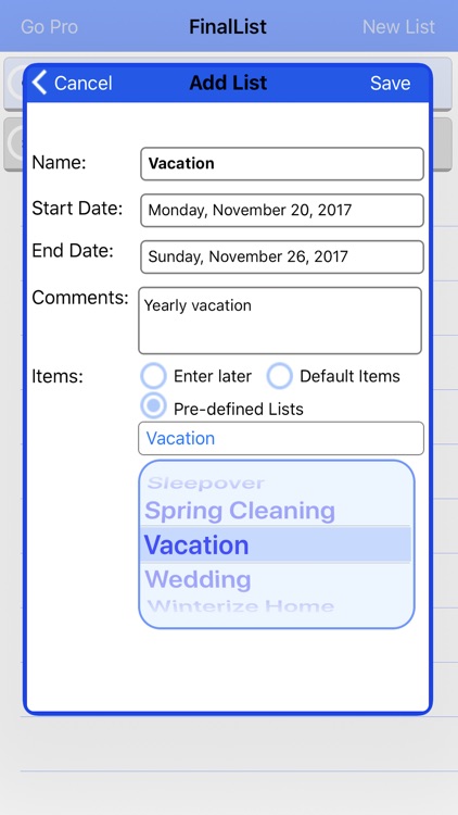 FinalList screenshot-3