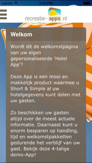 Recreatie-app Hotel(圖2)-速報App