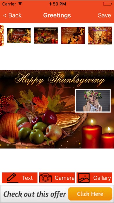 Thanksgiving Greeting Cards screenshot 4