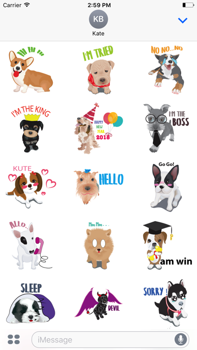 funny dogs emoji & stickers | Apps | 148Apps