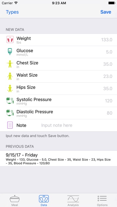 CalcMyCalories screenshot 3