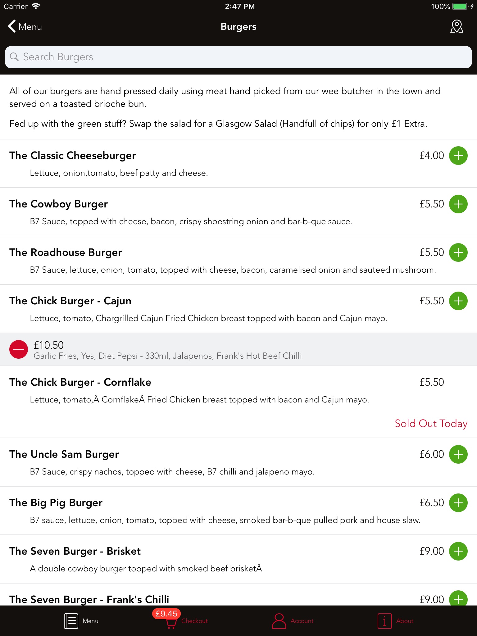 Burger7 BBQ screenshot 3