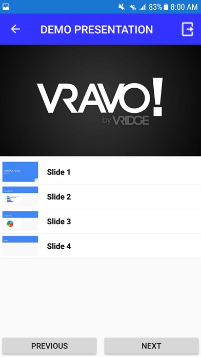 VRAVO! Mobile Presenter screenshot 3