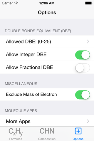 Molecular Formula Generator - náhled