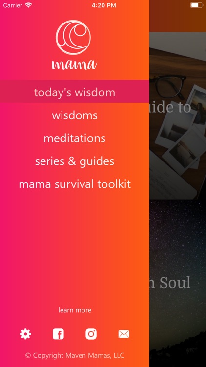 mama—daily self-care for moms screenshot-0