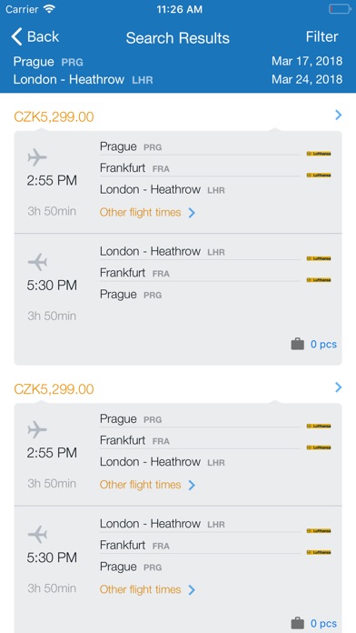 Bileta Avioni screenshot 3