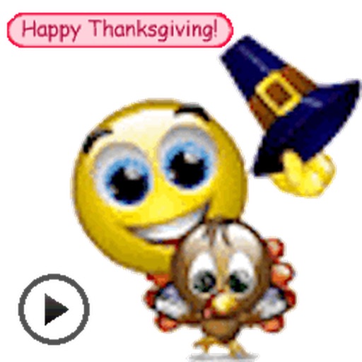 Moving Thanksgiving Day Emoji icon