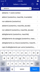 Accio Spanish-Italian Captura de tela 4