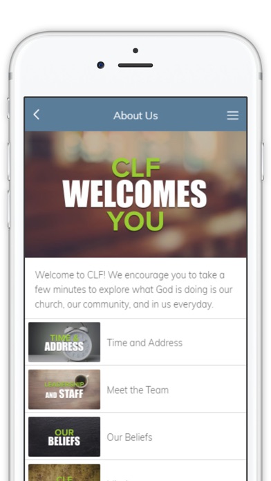CLF App screenshot 2