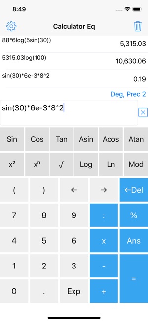 Calculator Eq