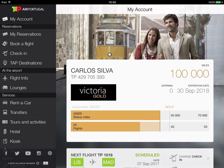 Air Portugal for iPad