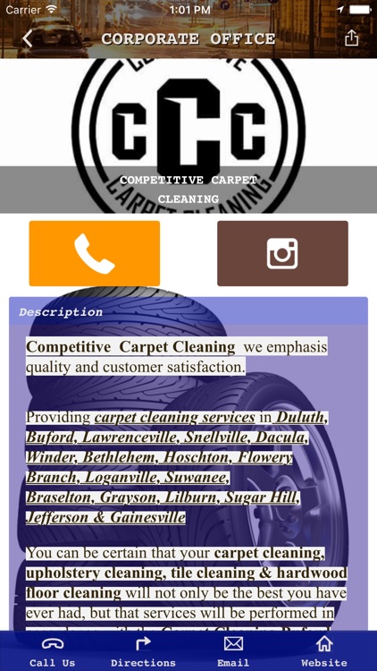 COMPETITIVE CARPET CLEANING