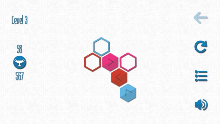 Hexagons Move Puzzle