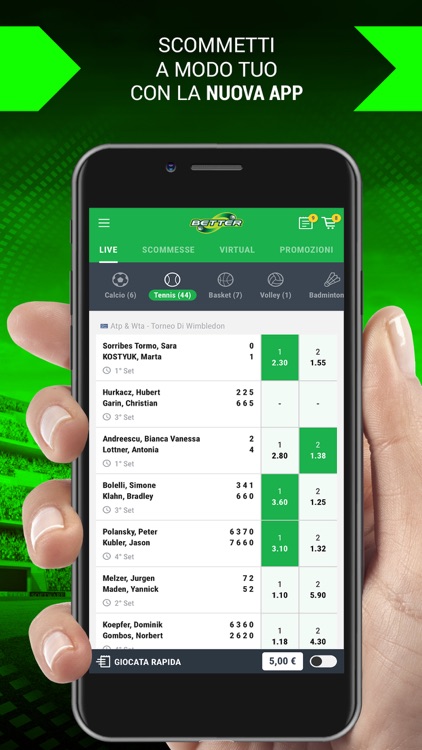 Better Scommesse Sportive Live screenshot-0