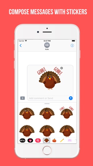 Happy Thanksgiving Fun Emojis(圖1)-速報App