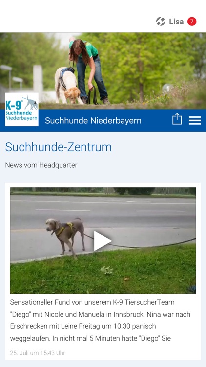 Suchhunde Niederbayern