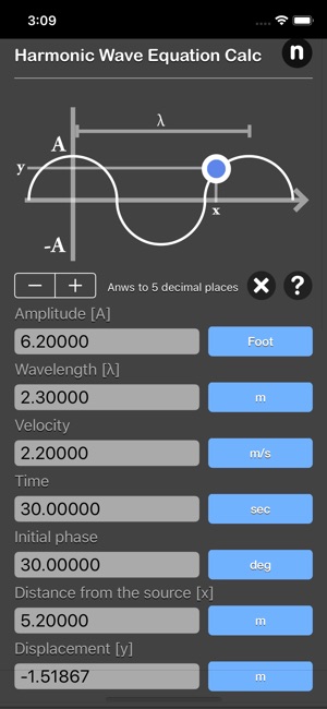 Harmonic Wave Equation Calc(圖6)-速報App