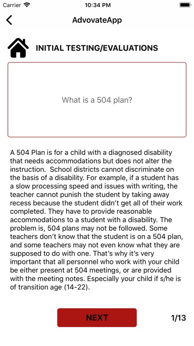 Special Education Advocate App screenshot 4