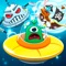 Help funny little alien to go through space and time on his flying saucer avoiding dangers