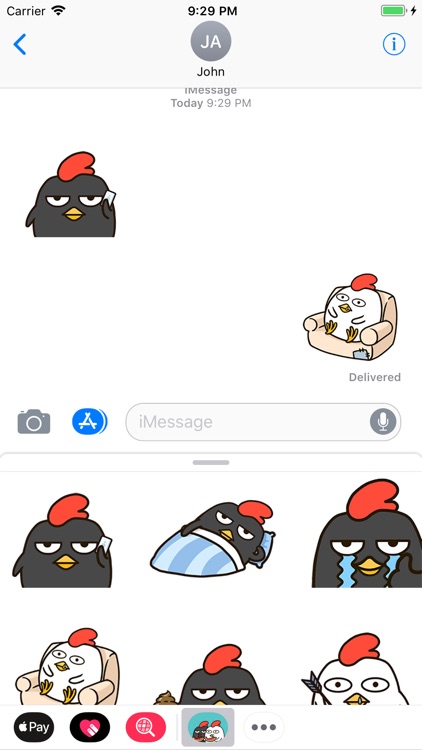 Funny Chicken Animated Sticker