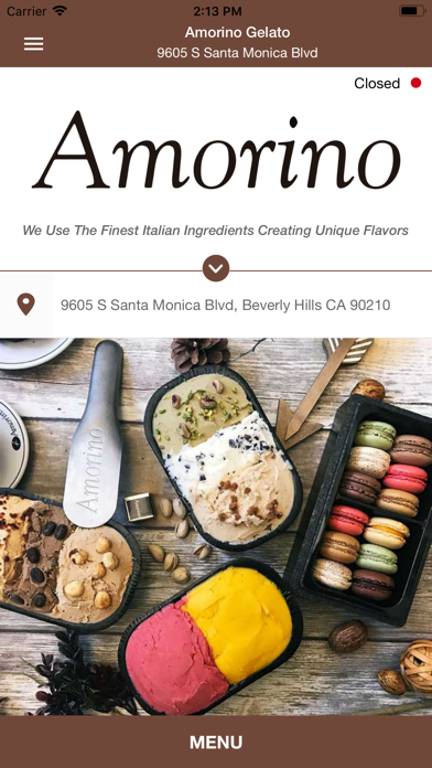 How to cancel & delete Amorino Gelato, Beverly Hills from iphone & ipad 1