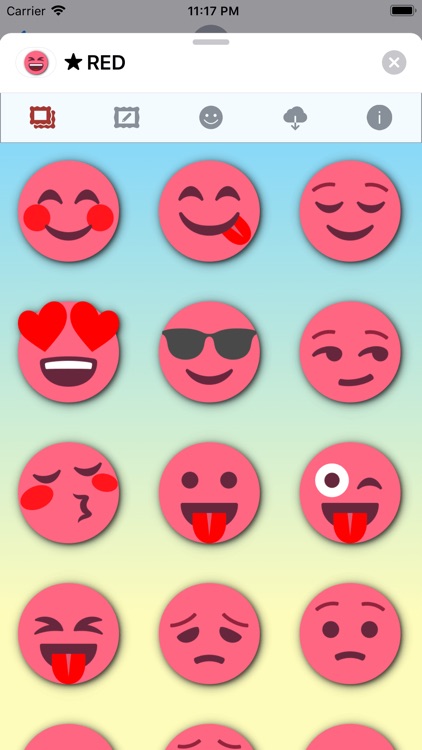 RED Emoji • Stickers