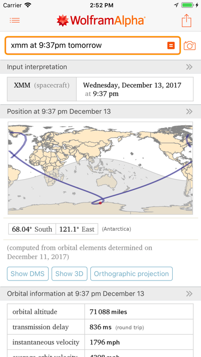 WolframAlpha screenshot1