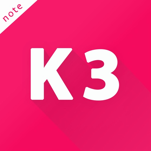 K3 NoteBook iOS App