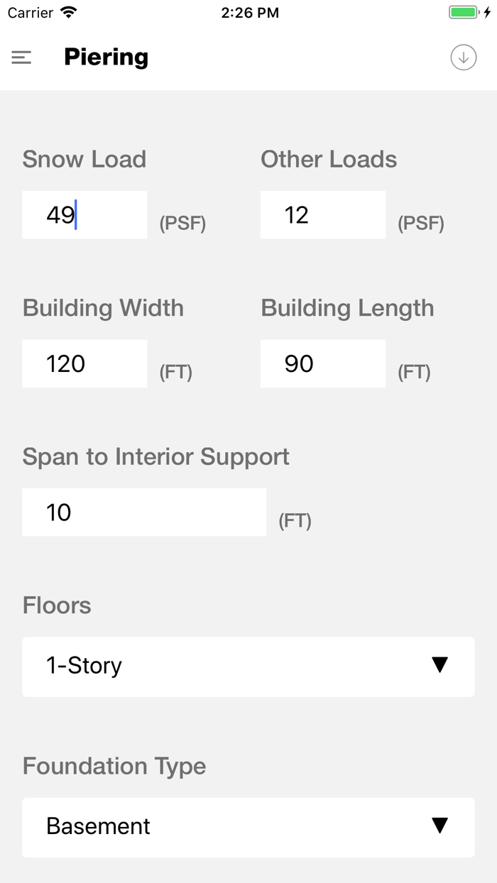 Supportworks LoadCalculator