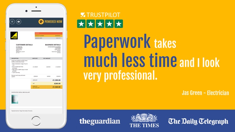 Powered Now: Invoice & Quote