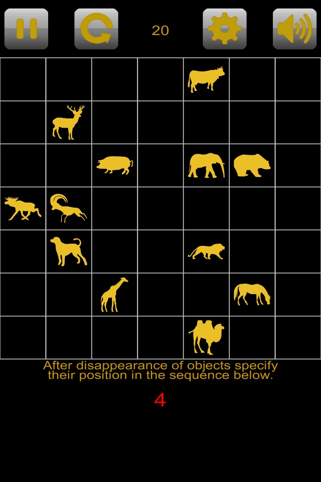 Memory training. Figures screenshot 3