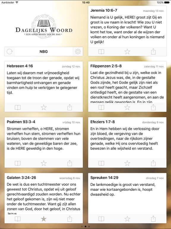 dagelijks woord — bijbeltekst - app voor iphone, ipad en ipod touch