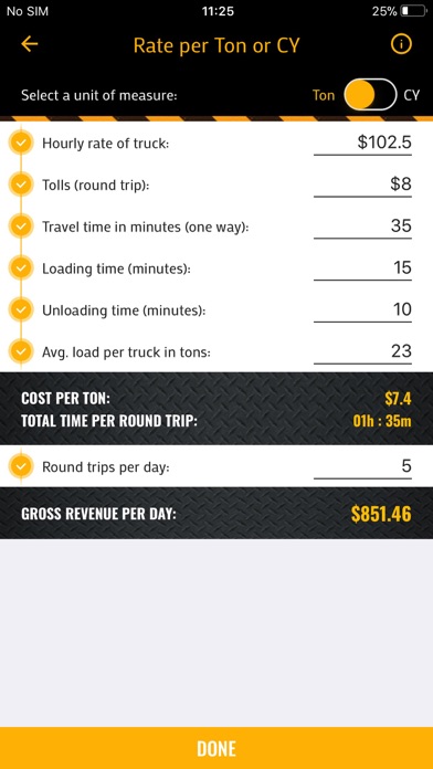 Dump Truck Math screenshot 2