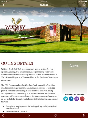 Whiskey Creek Golf Club screenshot 3