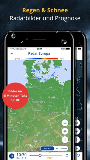 Regenradar von wetter.com