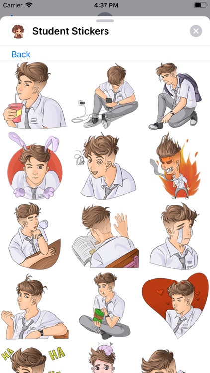 College Stickers screenshot-4