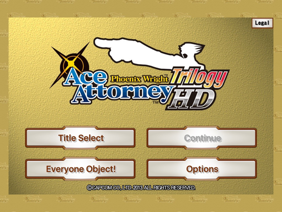 Ace Attorney Trilogy HD для iPad