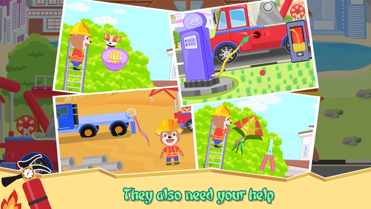 Fire Fighter Kids screenshot-4