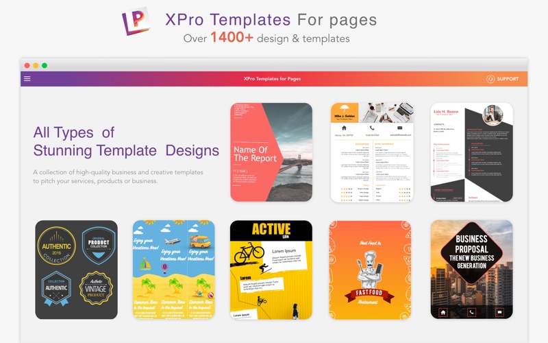 XPro - Templates for Pages