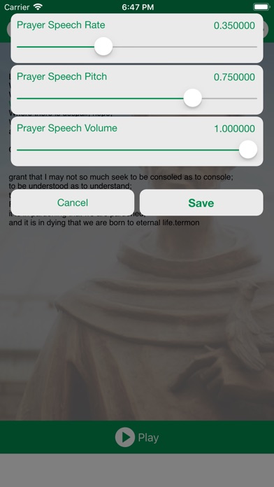 Prayer of Saint Francis Assisi screenshot 4