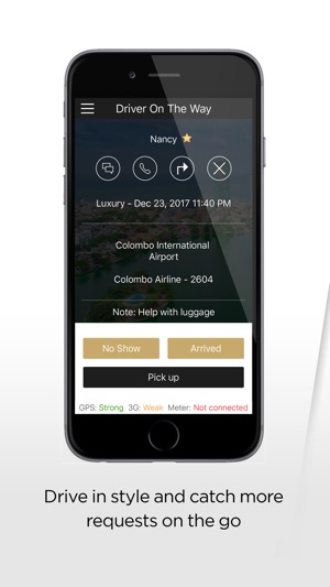 Business Class Driver App