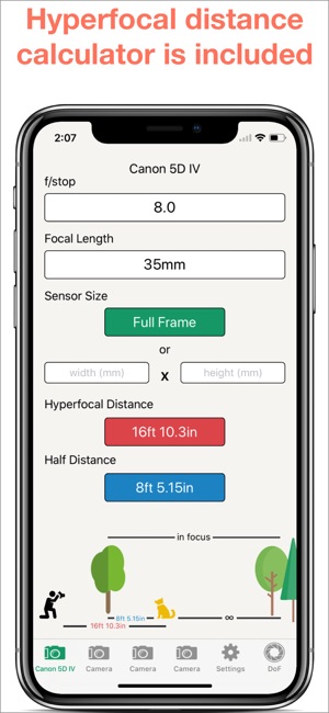 Total DoF - DoF & Hyperfocal(圖5)-速報App