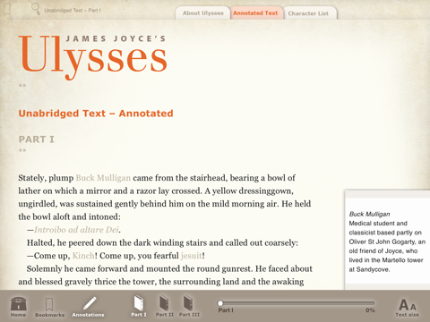 Joyce's Ulysses: A Guide screenshot 2