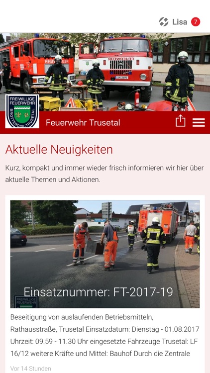 Feuerwehr Trusetal