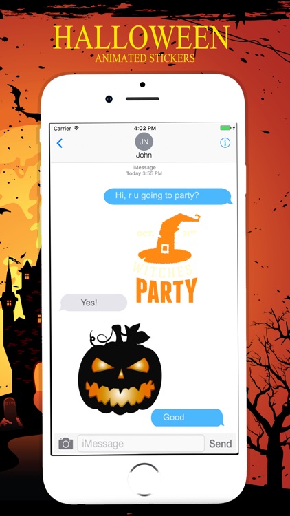Animated Halloween Stickers Pack screenshot-3