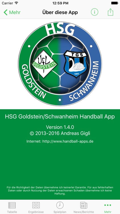 HSG Goldstein/Schwanheim screenshot-3