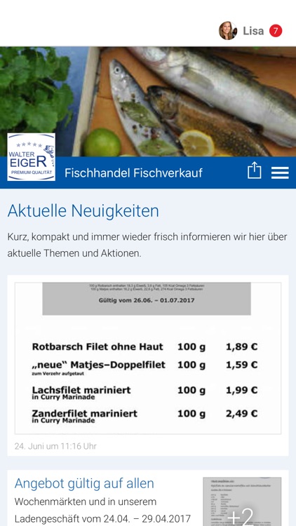 Fischhandel Fischverkauf