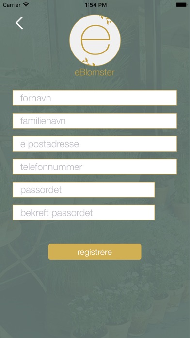 eBlomster screenshot 2