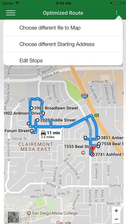 RouteMyComps screenshot-3
